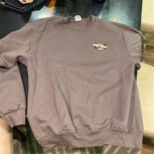 Grey AXO, alpha chi omega sweatshirt, size medium